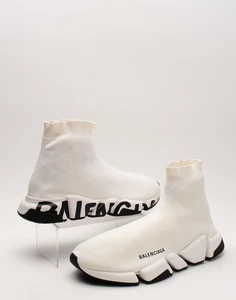 RRP€630 BALENCIAGA Sock Like Sneakers US11 UK10 EU44 High Top Made in Italy - Picture 1 of 11