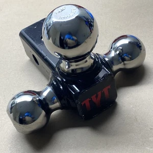 TRI-BALL ADJUSTABLE BALL MOUNT 1-7/8", 2", 2-5/16" BALLS FOR 2" RECEIVER - Picture 1 of 7