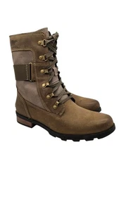 Bota Sorel para mujer Emelie Conquest marrón verdoso talla 9 - Imagen 1 de 12