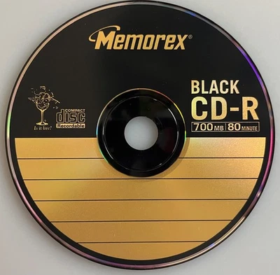 Memorex Black CD-R 700Mb 52x Recordable Discs – New, Unused, Open Box (30 Pack) - Image 1 of 4