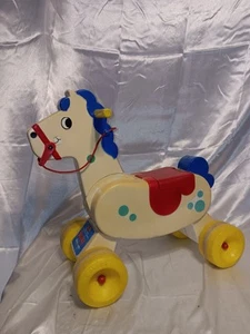 *Selten* Vintage 80er Jahre Bucky The Wonder Horse Wundergeräusche Reitspielzeug - Bild 1 von 11
