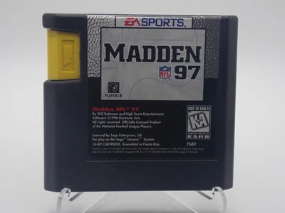 Madden NFL 97 (Sega Genesis, 1996) -Original -Tested -Cartridge Only - Image 1 of 3