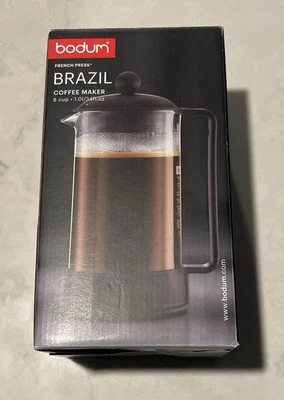 BODUM Brazil 8-Cup French Press Coffee Maker 34-oz Black - Image 1 of 4