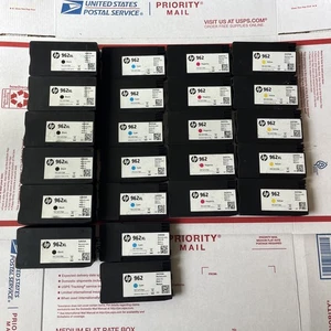 Lote 23 Cartuchos de Tinta Vacíos HP 962xl O 962 Negro y Color Virgen Genuino - Imagen 1 de 5