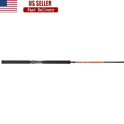10ft 2 Piece Crappie Fishing Spinning Rod Lightweight Trolling Fiberglass New - Image 1 of 4