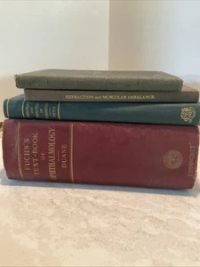 Antique Medical Books, Lot of 4, Ophthalmology Related - Picture 1 of 8