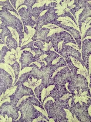 Vintage Floral Tapestry on Lilac - Cotton Fabric from Santee Prints - 1/2 yd - Image 1 of 4