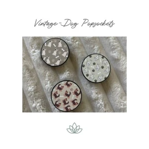 Handyhalterung / Socket Vintage Hunde - Bild 1 von 8