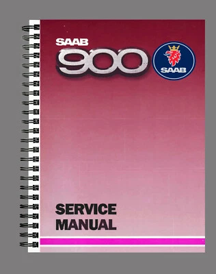 SAAB 900 WORKSHOP MANUAL REPAIR TALLER SERVICE BOOK ON PAPER REPRINT ENGLISH - Imagen 1 de 3