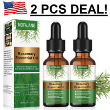 2PCS Rosemary Essential Oil For Hair Growth 100% Pure Natural Therapeutic Grade