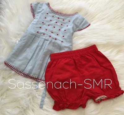 NUEVO Chicas WDW Bien Vestidas Lobo Blanco Petardo JUJU Talla 12 meses Nuevo sin Etiquetas Foto 1 de 4