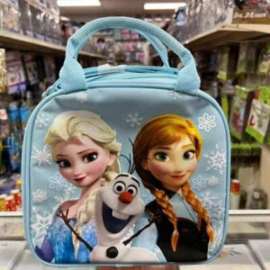 Disney Frozen Insulated Lunch Bag Elsa, Ana & Olaf School Supplies with bottle - Picture 1 of 8