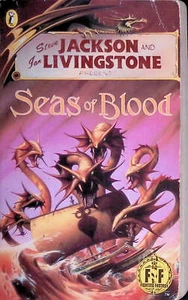 Fighting Fantasy 16 - Seas of Blood - 1./8. Edition (Bronze Dragon) - B/B/B - Foto 1 di 9