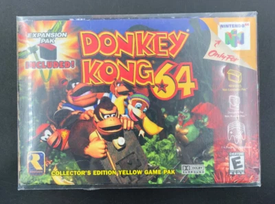 Donkey Kong 64 Nintendo 64 w/ Sleeve (No Expansion Pak) - Image 1 of 4