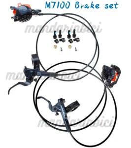 Shimano SLX BR-M7100 Hydraulic Disc 2-Kolben Bremsen Set 1000+1700mm NEU - Bild 1 von 1