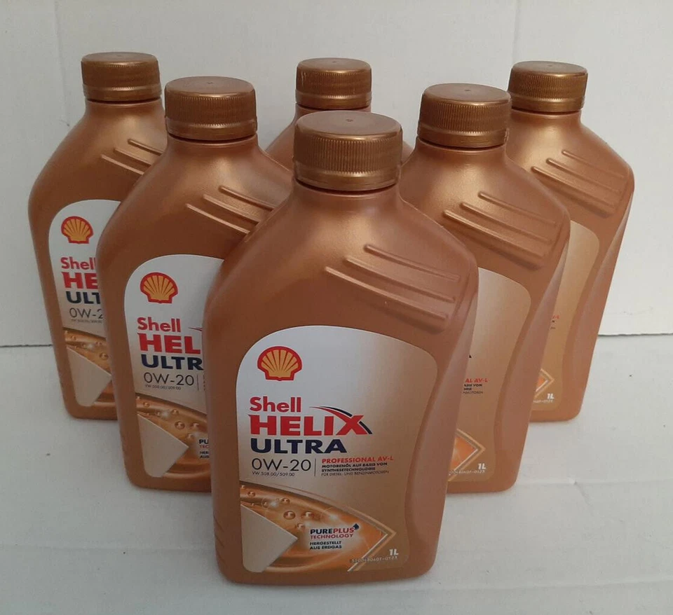 10,73€/l Shell Helix Ultra Prof AV-L 0W-20 6 Ltr ACEA C5 VW 50800 50900 - Bild 1 von 1