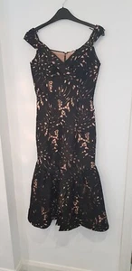 Jarlo Black And Nude Dress Size 8. Brand new. - Picture 1 of 6