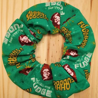 A Christmas Story Scrunchies | Handmade in USA | Long Lasting Silicone Elastic - Image 1 of 3