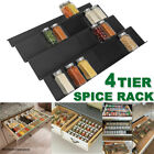 2PCS Spice Rack Drawer Organizer for Kitchen Drawer 4 Tier Seasonings Organizer
