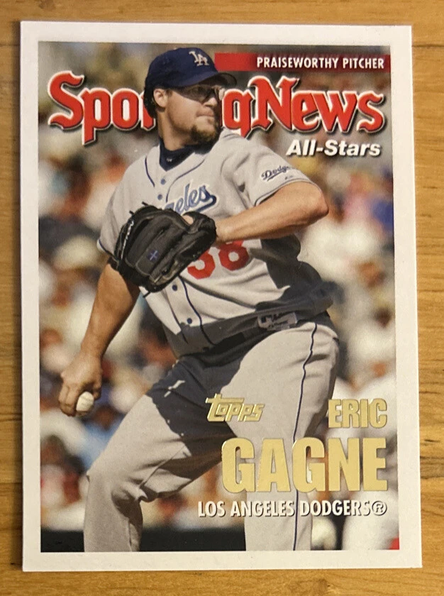 2005 Topps Eric Gagne Sporting News All-Stars Dodgers Pitcher #728 EXMT - Image 1 of 2