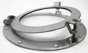 Schiffskabine Bullauge Fenster Glas 12 Zoll Aluminium Oberfläche Rund Wand Dekor - Bild 1 von 3