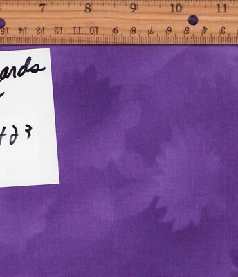 Shadows by Sentimental Studios Purple VINTAGE Cotton Fabric 3.5 yds x 44" OOP - Image 1 of 2