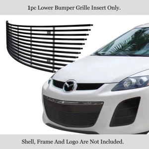 Fits 2010-2012 Mazda CX-7 Lower Bumper Stainless Black Billet Grille Insert - Bild 1 von 7