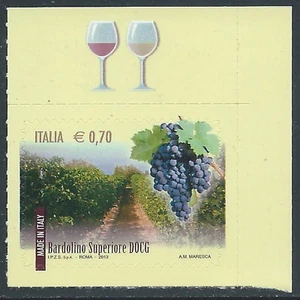2013 ITALIA VINO DOCG BARDOLINO SUPERIORE CON APPENDICE MNH ** - C0 - Picture 1 of 1
