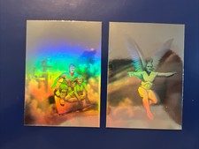 1993 FPG ~ Rowena Morrill Chase Card H1 & H2 Hologram Insert Foil Golden Devil