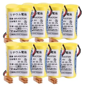 8x BR-AGCF2W 6V for Panasonic Battery for Fanuc A98L-0031-0011#L PLC Battery - Picture 1 of 7
