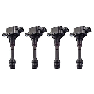 UF350 4PCS Ignition Coils New For 2002-2008 Nissan X-Trail Sentra Altima 2.5L L4 - Imagem 1 de 4