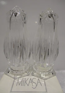 Mikasa Icicle Crystal Salt & Pepper Shakers Lead Crystal....Germany - Picture 1 of 7