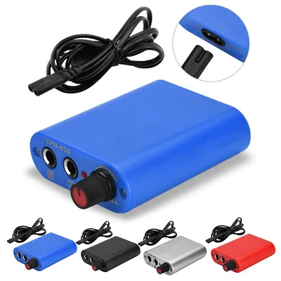 Mini fuente de alimentación para máquina de tatuaje con cable de alimentación para pistola de tatuaje giratoria 4 colores21 Foto 1 de 4