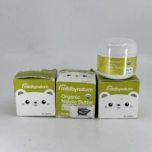 Lot Of 3 Organic Nipple Butter, 2 oz (57 g) Each. Free From GMO’s NEW EX 7/26 - Picture 1 of 12