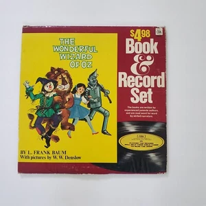 1974 The Wonderful wizard of OZ Frank L. Baum vinyl LP Book and Record Set rare - Picture 1 of 12