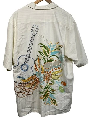 Hard Rock Cafe Orlando Mens Button Up Shirt Sz M Embroidered Guitar Rock Music - Image 1 of 4