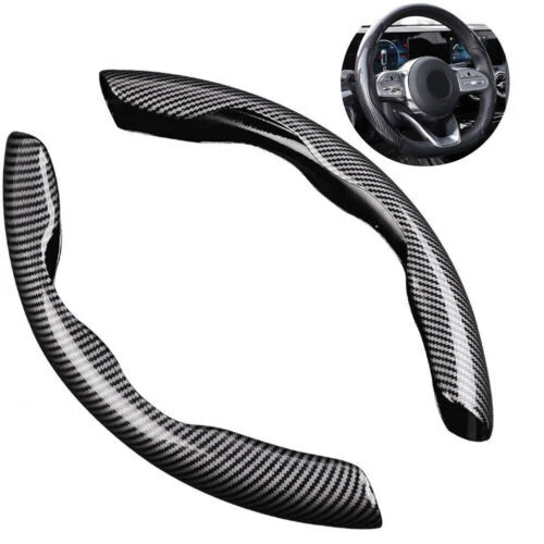 For BMW Carbon Fiber Car Steering Wheel Booster Cover Non-Slip Car Accessories - Изображение 1 из 4
