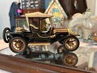 1910 CADILLAC MODEL THIRTY ROADSTER BLACK FRANKLIN MINT 1:24 w/case CA-387