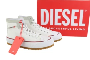 Diesel S-Principia Mid Herren Sneakers EU41 Weiß Hoch Turnschuhe Zum Schnüren - Bild 1 von 15