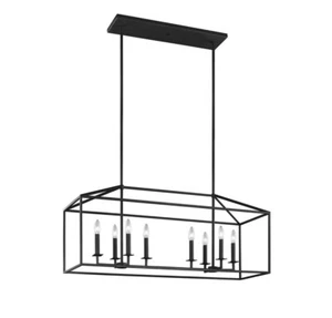 Generation Lighting Perryton 8 light Blacksmith Chandelier, 6615008-839 - Picture 1 of 7