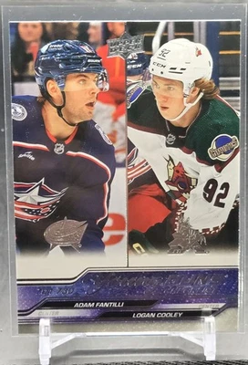 2023-24 Upper Deck Extended Series Checklist Young Guns RC Fantilli/Cooley #730 - Image 1 of 2