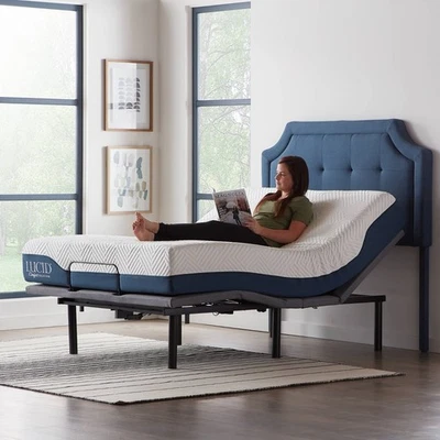 Lucid Deluxe Adjustable Bed Base - Image 1 of 4