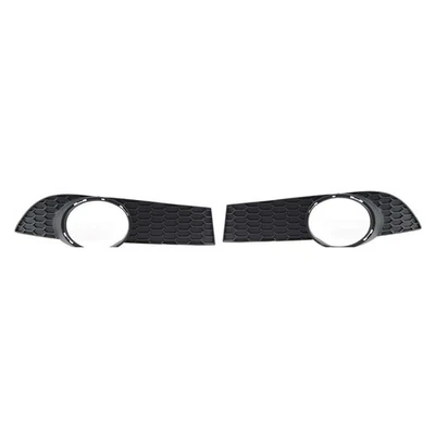 Fog Light Trim Set Fits 2009-2011 Chevrolet Aveo5 Left & Right Black Plastic 2Pc - Image 1 of 4