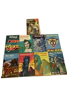 Lot of 9 VTG 1950s TAB Club Teen Age Book Club Books PB Teen  Books - Picture 1 of 24