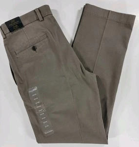 NEW Brooks Brothers Pants Greenish Advantage Chino Clark Fit Men 32x32 NWT Flat  - Picture 1 of 16