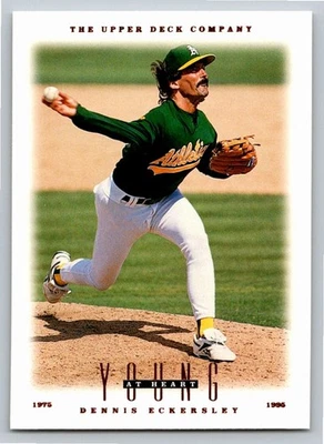 996 Upper Deck Baseball #101 Dennis Eckersley - Oakland Athletics Card - Image 1 of 2