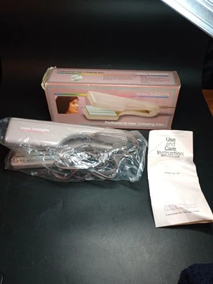 Plancha prensadora de cabello profesional vintage Vidal Sassoon modelo VS-142 nueva con caja Foto 1 de 4