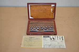 Fowler 53-672-081 Shop-Block Rectangular Gage Block Set - 81 Pieces Grade A+ - Picture 1 of 10