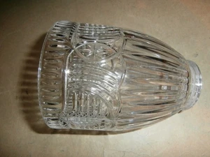 Torchiere Tischleuchte Lampe Kristallglasschirm - Bild 1 von 6