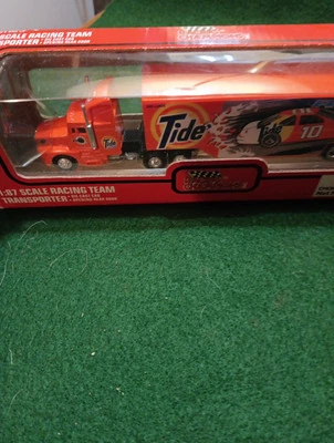 Racing Champions 1993 Racing Team Transporter 1/87th Scale Rickt Rudd Number 10  - Image 1 of 4